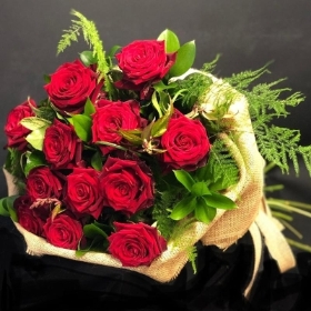 “Luxury Eco Rose Hand Tied Bouquet “