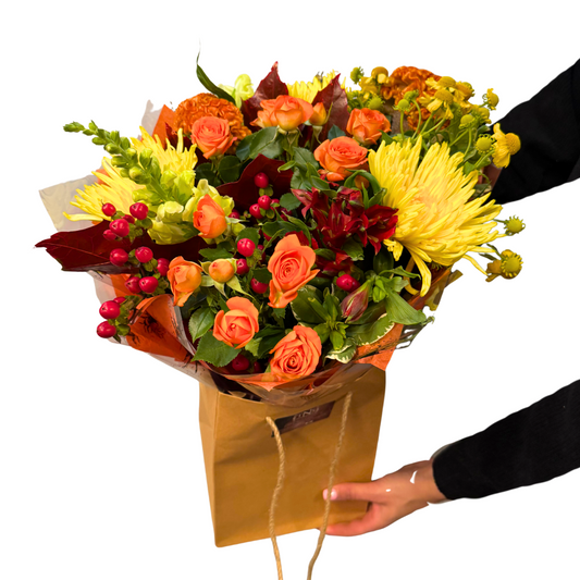 Pumpkin Spice Handtied