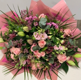 Pretty Pinks Mother’s Day Handtied
